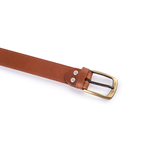 Ceinture en cuir Marron - Atelier Tuffery