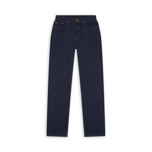 Women's straight high-waisted raw jeans - Apolline - Atelier Tuffery
