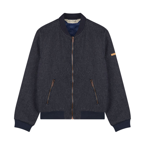 Bombers homme oversize en laine française - Gévaudan - Atelier Tuffery