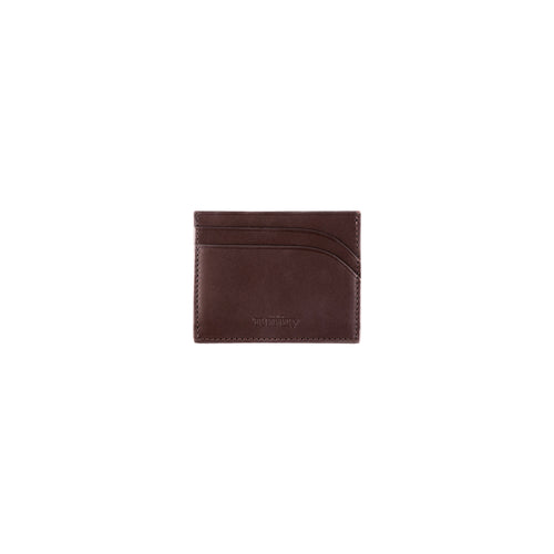 Porte cartes cuir Chocolat - Atelier Tuffery