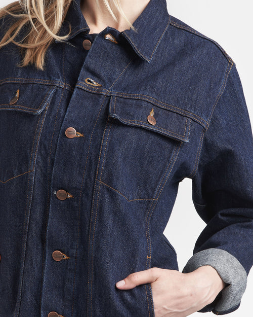 Blouson femme en jean Brut - Le Tuff’s - Atelier Tuffery