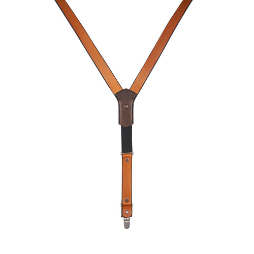 Bretelles mixtes en Cuir Français - Atelier Tuffery