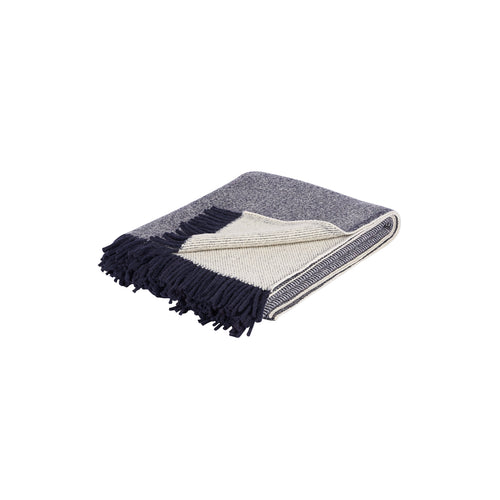 Plaid en Laine Naturelle de Lozère – Motif Sergé - Atelier Tuffery