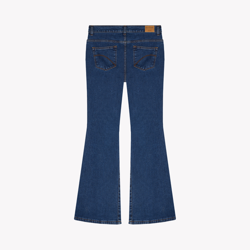 Jean femme flare taille semi-haute Stonewashed - Margot - Atelier Tuffery