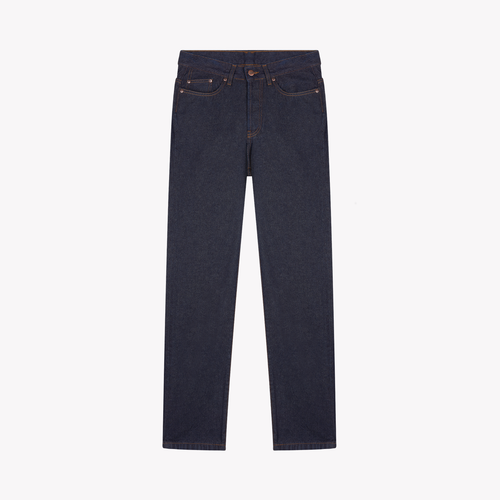 Jean homme droit taille haute Brut - Célestin - Atelier Tuffery