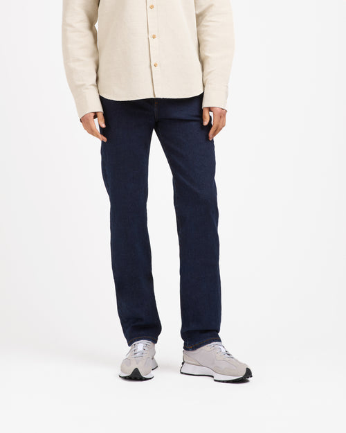 Jean homme droit taille haute Brut Flex - Célestin - Atelier Tuffery